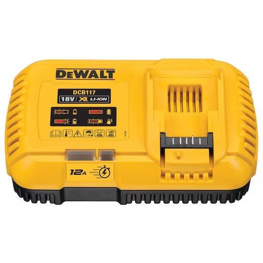 DeWALT DCB117-QW, Batteriladdare, 18 V, DeWalt, Svart, Gul, 12 A