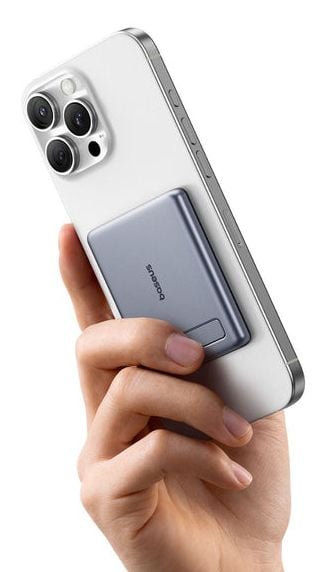 Baseus P1007680B813-00, 5000 mAh, Langaton lataaminen, 5 W, Harmaa