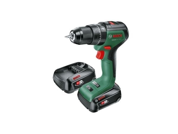 Bosch UniversalImpact 18V-60 slagbormaskin 60 N·m, 2x 2,0 Ah, 51-delt sett