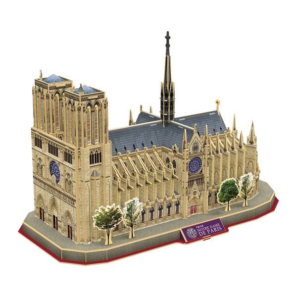 CubicFun Notre Dame de Paris, 1 stykker, Bygninger, 10 år