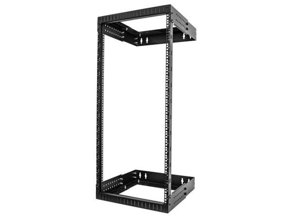 StarTech.com RACK-24U-20-WALL-OA, Seinään asennettava laitekehikko, 24U, 90 kg, 16 kg, Musta