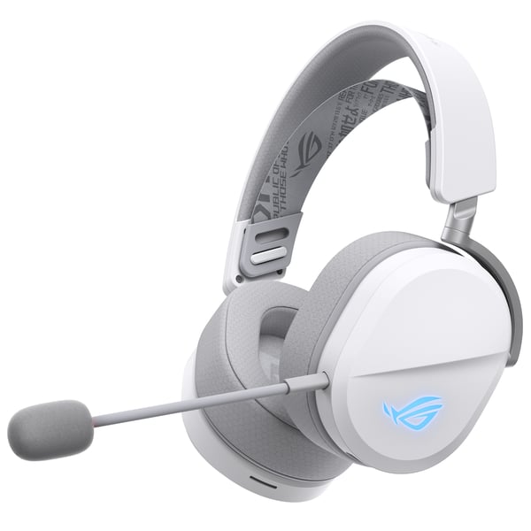 ASUS ROG Pelta gamingheadset, over-ear, Bluetooth/2.4 GHz, hvit