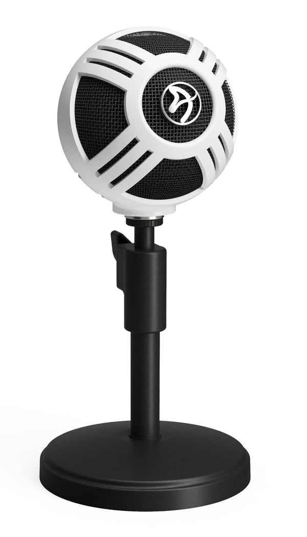 Arozzi Sfera - Mikrofon - USB - hvit