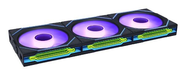 Lian Li UNI FAN SL-INF120 kabinettvifte 12 cm ARGB trådløs Reverse Blade 3-pk