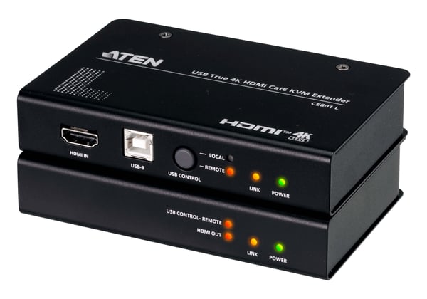 ATEN CE801, AV-lähetin ja -vastaanotin, Langallinen, 100 m, Cat6, Cat6a, 3840 x 2160 pikseliä, 60 Hz
