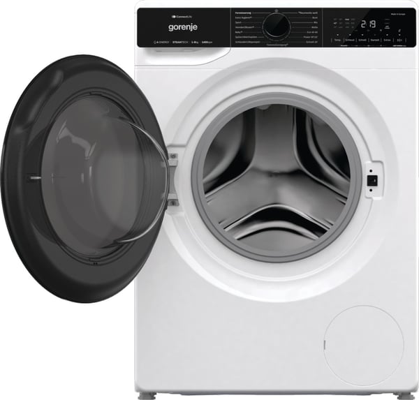 Gorenje WPNA84A2TS, Edestä täytettävä, 8 kg, B, 72 dB, 1400 RPM, A