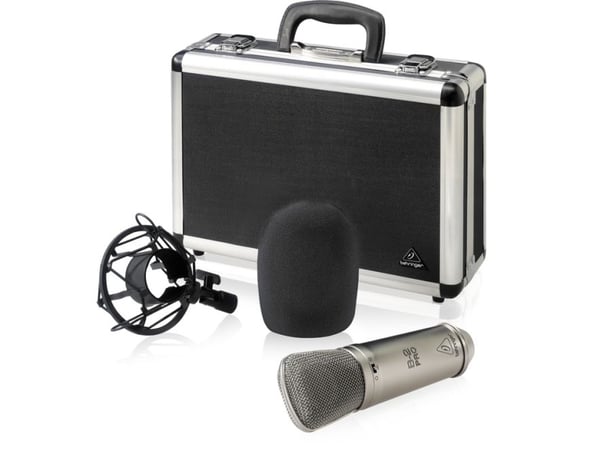 Behringer B-2 PRO, Studiomikrofon, 20 - 20000 hz, Kardioid, Kabel, XLR-3, Metallisk