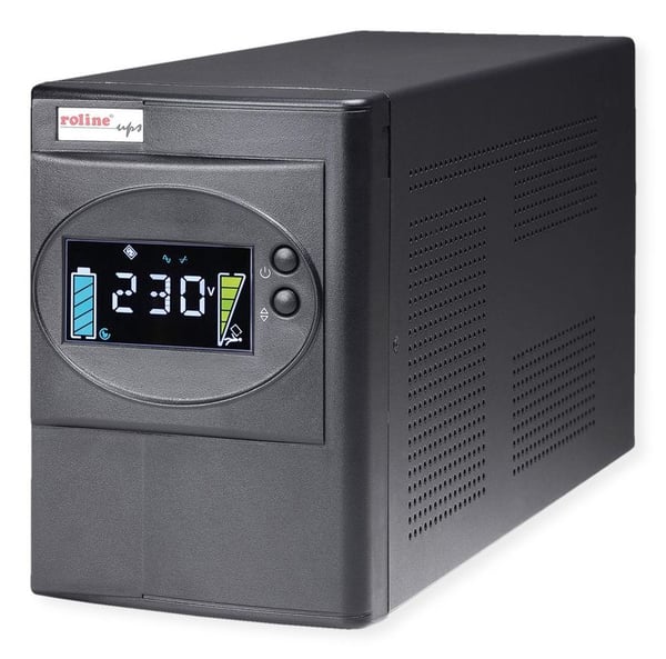 ROLINE LineSecure III 1500 Tower, Linje-Interactive, 1,5 kVA, 1200 W, Ren sinus, 100 V, 240 V