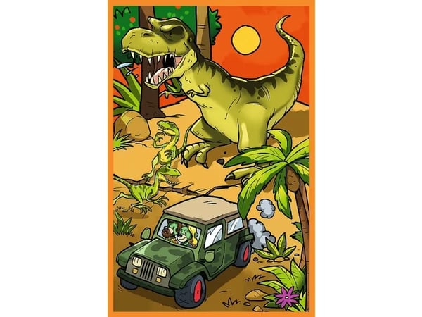 Trefl 34888, 80 styck, Dinosaurier, 5 År