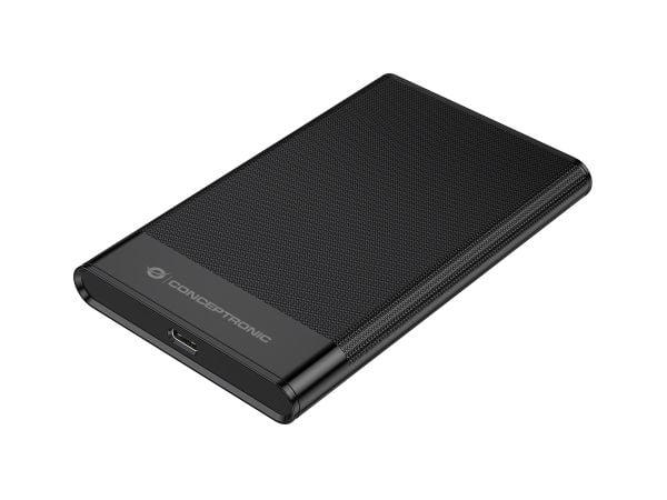 Conceptronic - Förvaringslåda - 2.5" - SATA 6Gb/s - USB 3.2 (Gen 1) - svart
