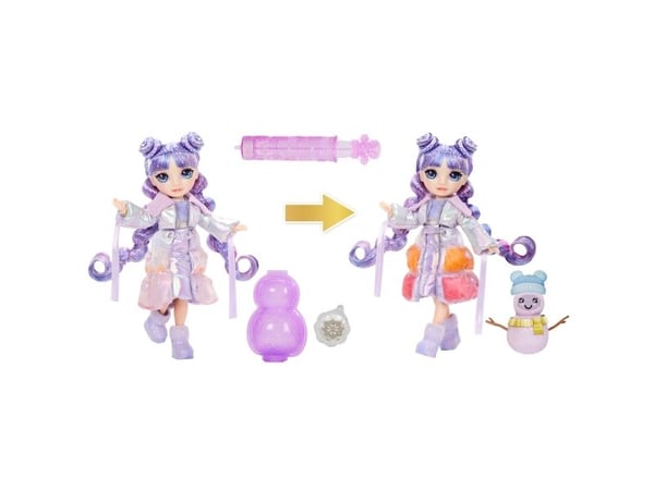 Rainbow High Winter Wonderland Doll- Violet (Purple), Modedocka, Flicka, 4 År, Pojke/flicka, 280 mm, Multifärg