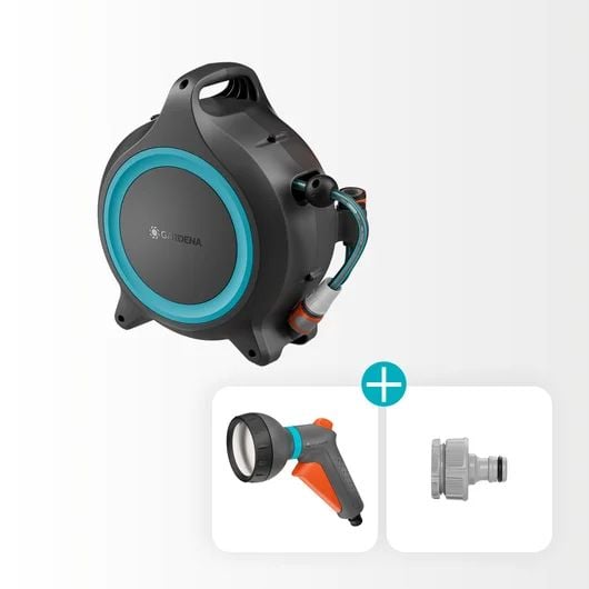 GARDENA MoveMatic 18690-20 siirrettävä letkukela 12,5 m