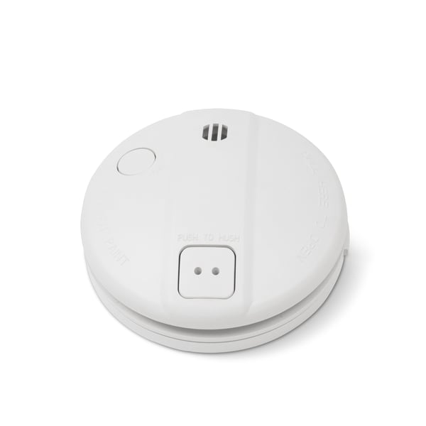 Røgalarm 230V. Med 9V batteribackup. Sammenkobling op til 38 røgalarmer. 9V batteri medfølger