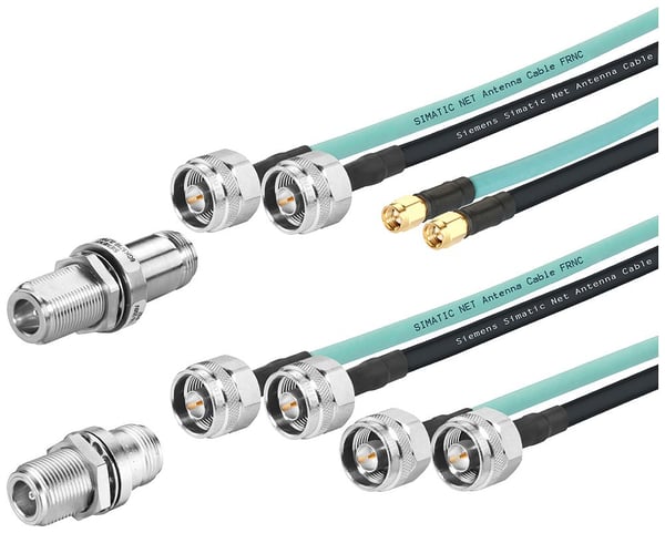 Siemens Seriell Anschlusskabel Pastell-Türkis, CE, REACH, 6,3 mm, 6 mm, 2000 mm, 6 mm, 242 g