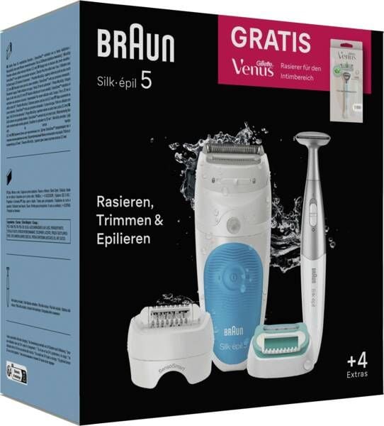 Braun Epilierer+ Gillette Venus Silk-epil 5 5-810+Venus (629621)