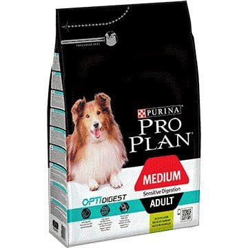 Purina Nestle Purina Pro Plan OPTIDIGEST Sensitive Digestion Medium Adult Dog lammas 14 kg, karitsanlihaa sisältävä kuivaruoka keskikokoisten rotuj...