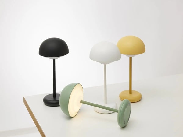 Nielsen Light Toscana oppladbar bordlampe - svart