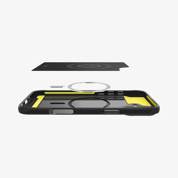 Spigen Rugged Armor (MagFit), Mobilskal, Apple, iPhone 16, 15,5 cm (6.1"), Svart