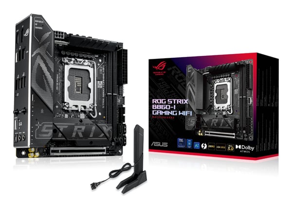 ASUS ROG STRIX B860-I GAMING WIFI emolevy B860 LGA1851 mini-ITX DDR5