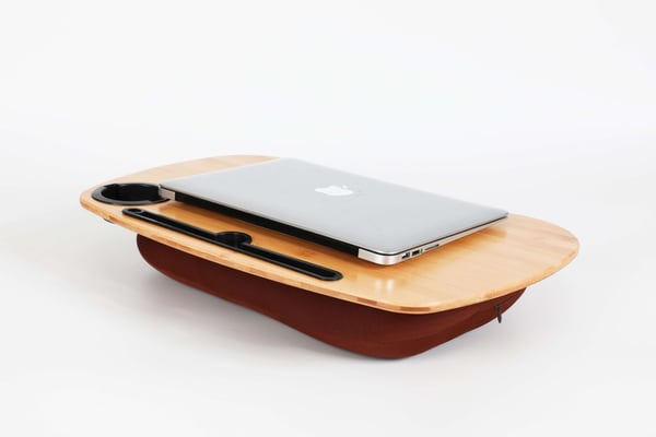 TWIN laptop-/desktop-hållare med mjuka kuddar
