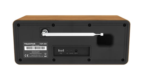 Telestar 5701250, Internett, Digitalt, DAB+, FM, 20 W, TFT, 6,1 cm (2.4")