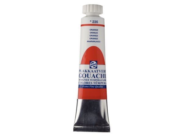 Talens Gouache Extra Fine Quality tube oransje 235