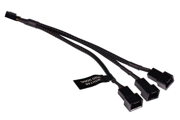 Alphacool Y-jakaja 3-nastainen 3x 3-nastaiseen 15cm (18691)