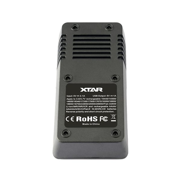 XTAR VC2, Litiumioni (Li-Ion)