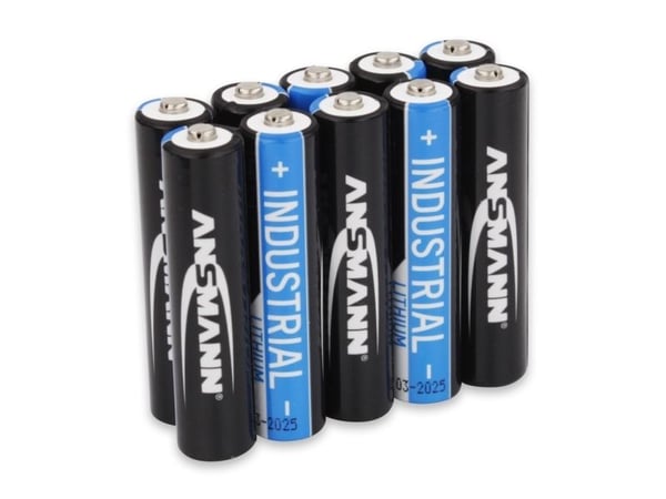 ANSMANN - Batteri 10 x AAA - Li - sort