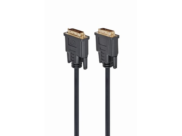 Gembird - DVI-kabel - dobbeltlenke - DVI-D (hann) til DVI-D (hann) - 3.05 m - formstøpt - svart