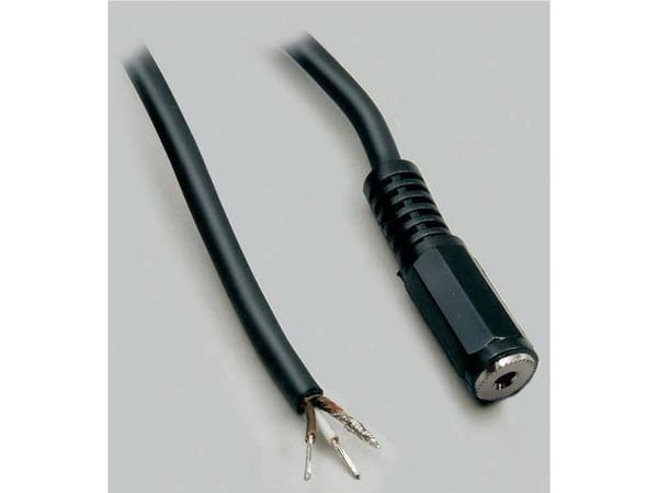 BKL Electronic 1101258, 1,8 m, Svart
