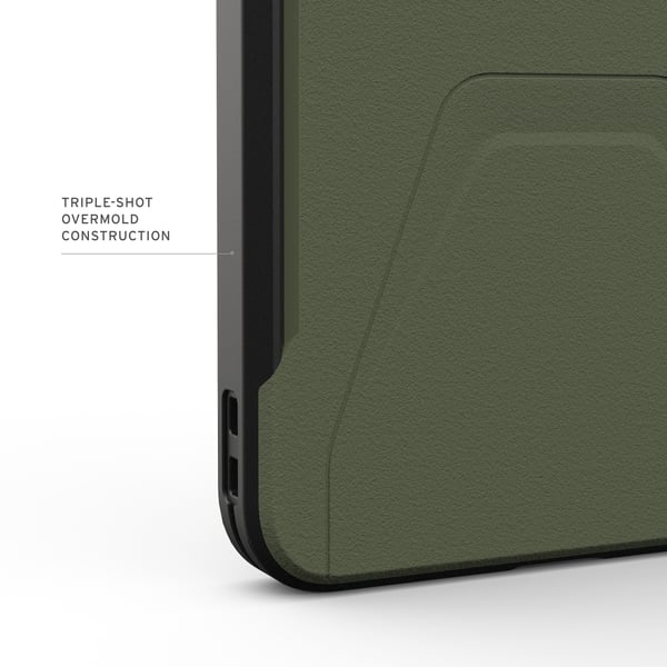 UAG Samsung Galaxy S26 Ultra Civilian magneettikuori, oliivinvihreä/oranssi