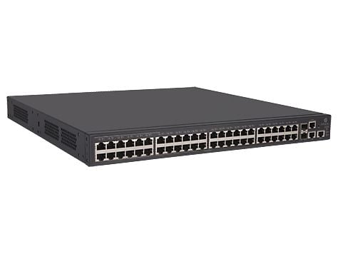 HPE 1950-48G-2SFP+-2XGT-PoE+ - Switch - L3 - Styrt - 48 x 10/100/1000 (PoE+) + 2 x 10 Gigabit Ethernet / 1 Gigabit Ethernet SFP+ + 2 x 10Gb Etherne...