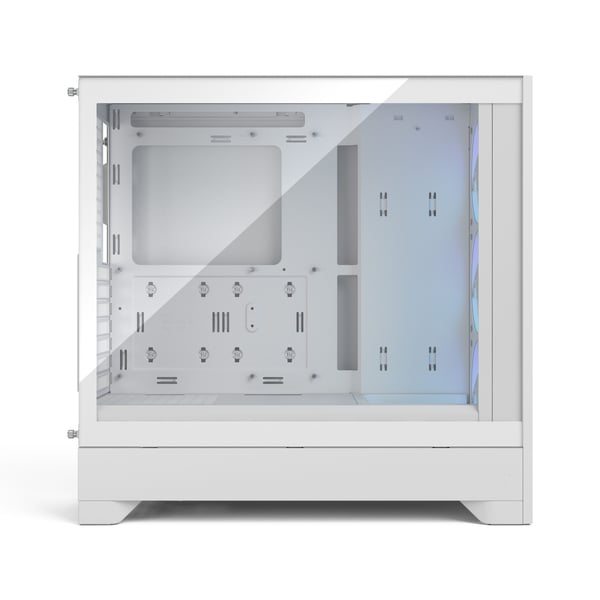 Fractal Design Pop 2 Air TG RGB - Mid tower - ATX - genomskinlig sidopanel (härdat glas) - ingen strömförsörjning (ATX) - vit - USB/ljud