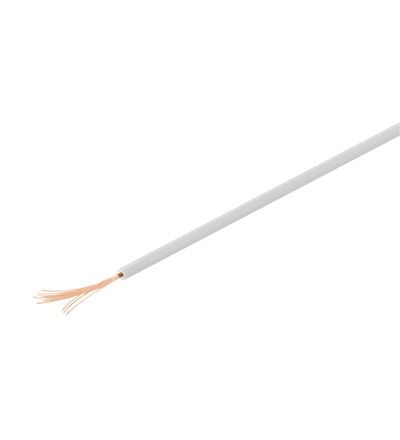 Goobay 55046, Koppar, 0,14 mm ², Vit, Polyvinylklorid (PVC), CE, 10 m
