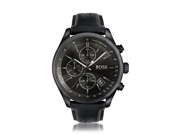 Hugo Boss Grand Prix 1513474 herreklokke, rustfritt stål, svart