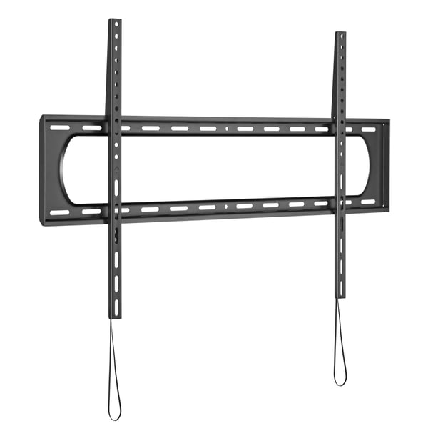DELTACO - Monteringssats (väggfäste) - kraftig - för böjd/platt panel - fixed, up to 120 kg - svart - skärmstorlek: 60"-120"