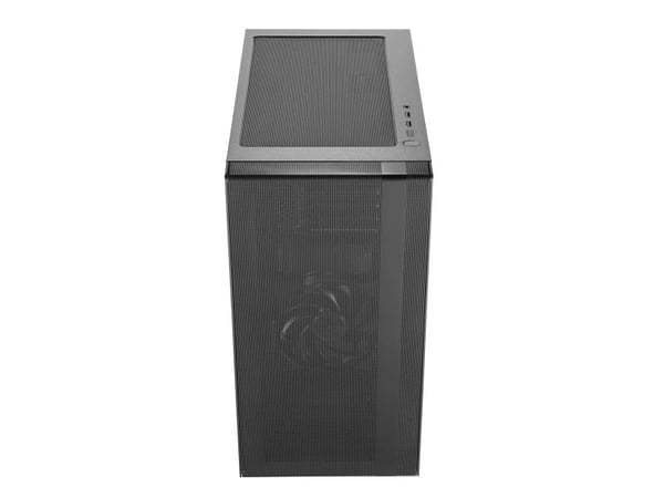 Cooler Master MasterBox NR400 - Tower - micro ATX - sidepanel med vindu - ingen strømforsyning (ATX / PS/2) - svart - USB/lyd