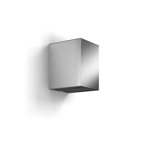 Philips myGarden Cistus - Vegglampe - LED x 2 - total: 9 W (ekvivalent 70 W) - varmt hvitt lys - lanterne - inox