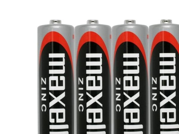 Maxell 4 x AA, Engångsbatteri, AA, Zink-Kol, 1,5 V, 4 styck, Multifärg