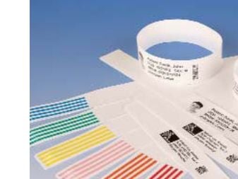 Zebra Z-Perform 1000T 190 Tag - Papir - glatt matt - belagt - perforert - 190 mikroner - hvit - 54 x 86 mm 14862 etikett(er) (6 rull(er) x 2477) me...
