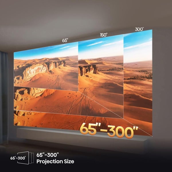 Hisense C3 DLP-laserprojektor UHD 4K 2500 ANSI lumen, sølv