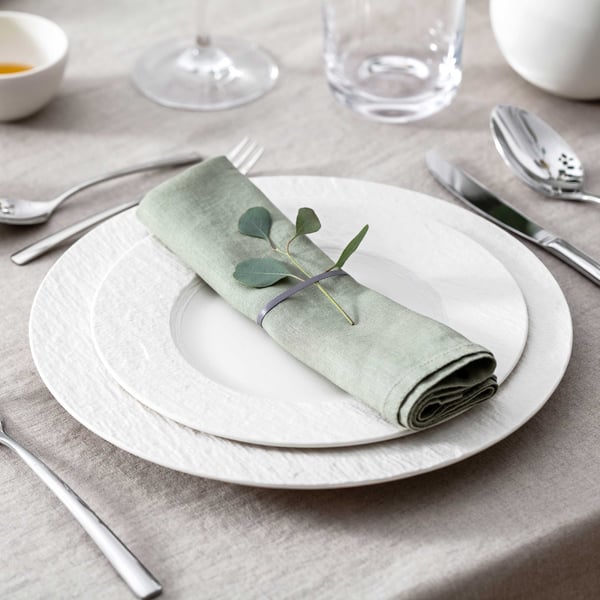 Villeroy & Boch Manufacture Rock servisesett, 6 deler, hvit