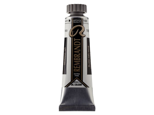 Rembrandt oljemalingsrør Mixed White (Safflower Oil) 103