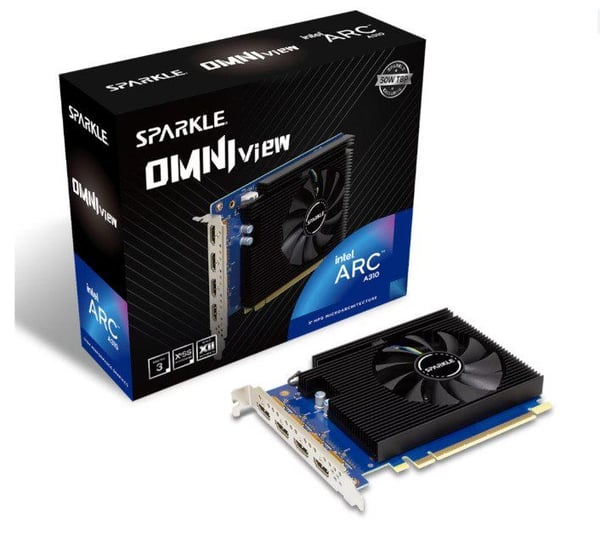 Grafikkort A310 4GB Sparkle Intel Arc Omni View GDDR6 1 Vifte