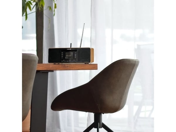 Sangean DDR-66BT bordradio DAB+ FM 14 W med CD-spelare valnöt