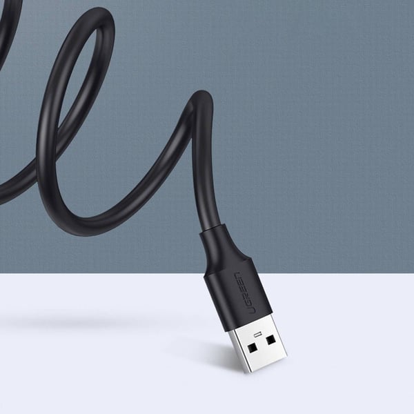 Ugreen US103, 3 m, USB A, USB A, USB 2.0, 0,48 Gbit/sek., svart
