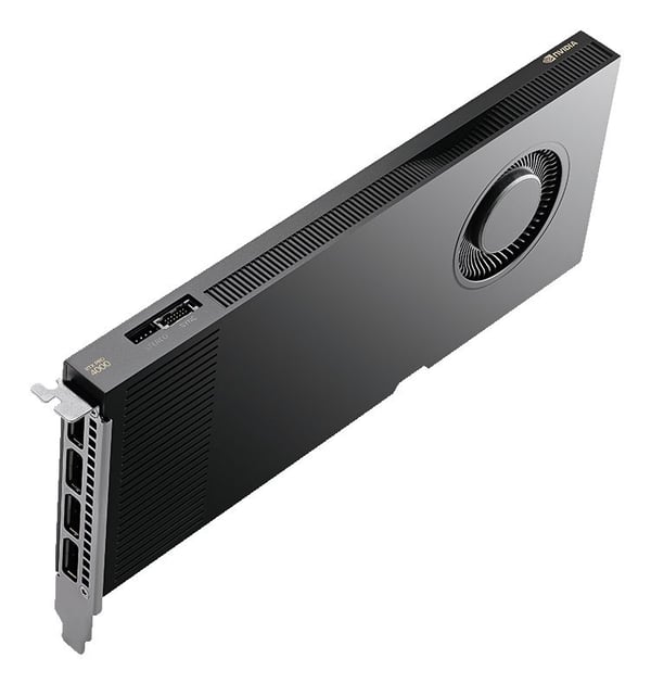 PNY RTX PRO 4000 Blackwell grafikkort 24 GB GDDR7 PCIe 5.0 x16