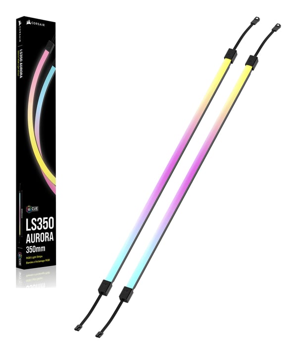 CORSAIR LS350 Aurora RGB - Belysningssett - svart - 350 mm