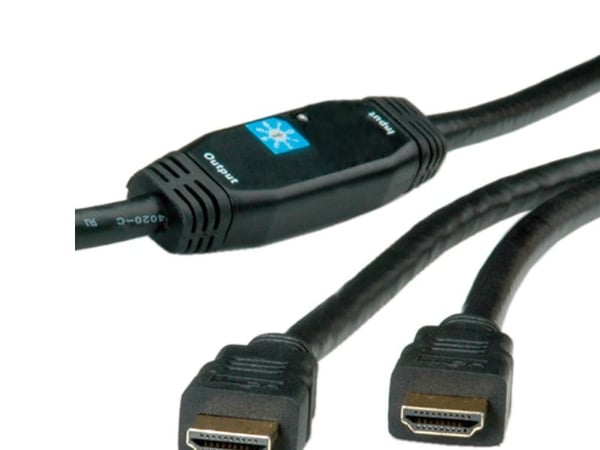 ROLINE 14.01.3465, 30 m, HDMI Type A (Standard), HDMI Type A (Standard), Svart